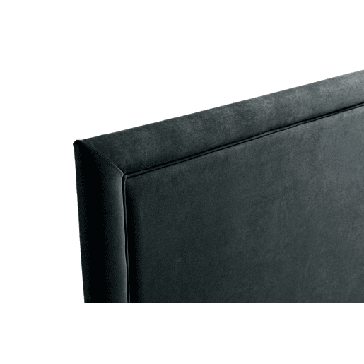 Cabeceira Estofada REGINA Aqualine 115x115x5 cm - PRETO - Moonia