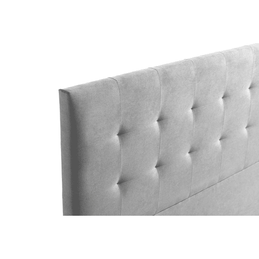 Cabeceira Estofada ATENEA Aqualine 90x120x8 cm - Cinzento Claro - Moonia