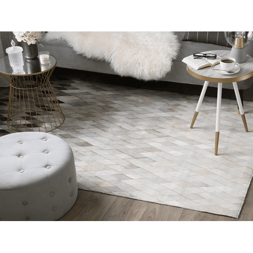 Tapete MALDAN Creme 140 x 200 cm Pele