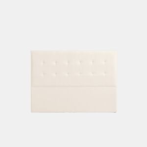 Cabeceira Estofada ATENEA Aqualine 130x120x8 cm - BEGE - Moonia