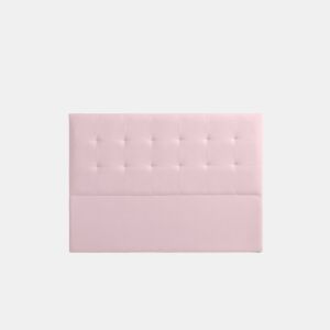 Cabeceira Estofada ATENEA Aqualine 160x120x8 cm - Rosa Claro - Moonia