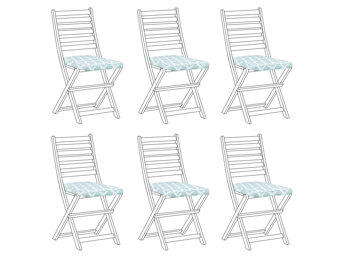 Beliani Cojín de asiento TOLVE
