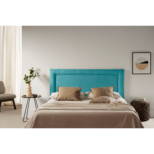 Cabeceira Estofada REGINA Aqualine 220x115x5 cm - TURQUESA - Moonia