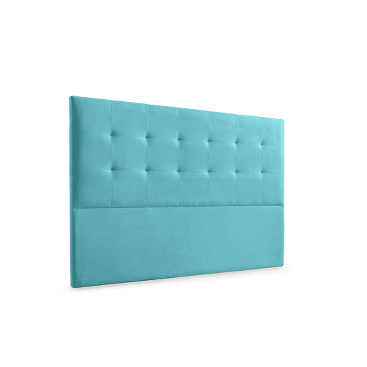 Cabeceira Estofada ATENEA Aqualine 190x120x8 cm - TURQUESA - Moonia