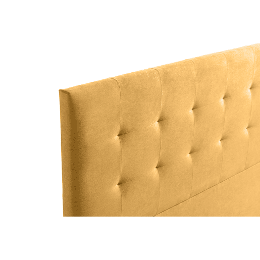 Cabeceira Estofada ATENEA Aqualine 220x120x8 cm - MOSTARDA - Moonia