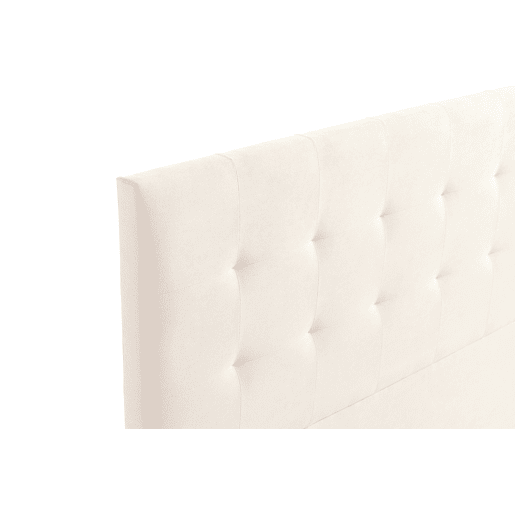 Cabeceira Estofada ATENEA Aqualine 115x120x8 cm - BEGE - Moonia