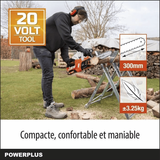 Motosserra a Bateria Powerplus 30 cm