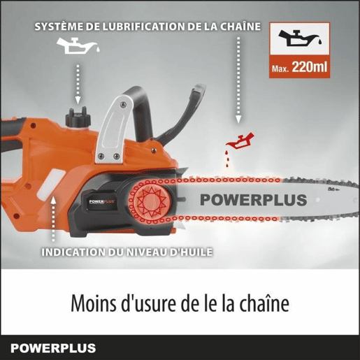 Motosserra a Bateria Powerplus 30 cm
