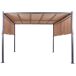 Beliani Pérgola de jardín PARGA Beliani Pérgola de jardín PARGA Marron