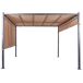 Beliani Pérgola de jardín PARGA Beliani Pérgola de jardín PARGA Marron