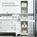 Armario de Baño MDF Armario de Baño MDF Blanco