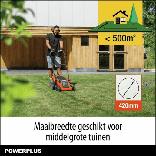 Corta-relva a Bateria Powerplus Powdpglws2 40 V Ø 42 cm Corta-relva a Bateria Powerplus Powdpglws2 40 V Ø 42 cm