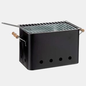Churrasco Portátil Com pegas Ferro (20,5 x 20,7 x 32 cm)