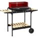 Barbacoa de Carbón Metal, Madera de Pino Barbacoa de Carbón Metal, Madera de Pino Rojo