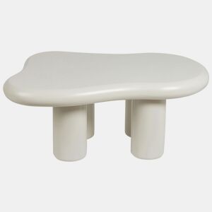 Mesa de centro ONDLE Branco creme