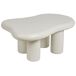 Beliani Mesa de centro ONDLE Beliani Mesa de centro ONDLE Blanco/ Beige