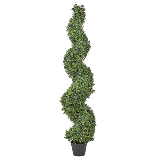 Beliani Planta artificial BUXUS SPIRAL TREE Beliani Planta artificial BUXUS SPIRAL TREE