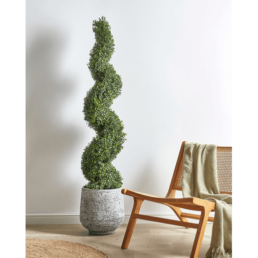 Beliani Planta artificial BUXUS SPIRAL TREE Beliani Planta artificial BUXUS SPIRAL TREE