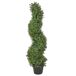 Beliani Planta artificial BUXUS SPIRAL TREE Beliani Planta artificial BUXUS SPIRAL TREE Verde