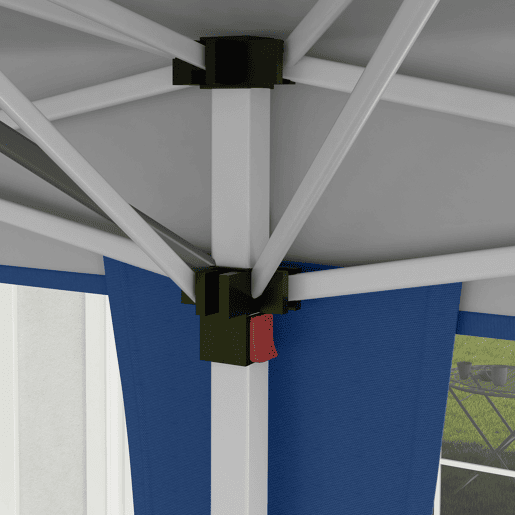 Outsunny Tenda Dobrável 6x3 Tenda de Jardim Portátil com Bolsa de Transporte Tecido Oxford Estrutura de Aço para Exterior Festas Acampamento Azul Outsunny Tenda Dobrável 6x3 Tenda de Jardim Portátil com Bolsa de Transporte Tecido Oxford Estrutura de Aço para Exterior Festas Acampamento Azul