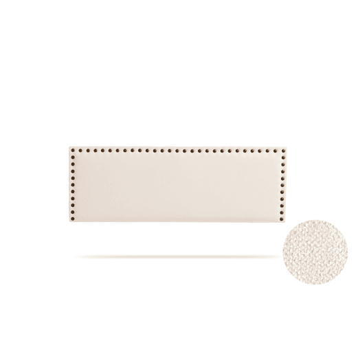 Cabeceira Estofada MODENA Aqualine 210x55x8 cm - BEGE - Moonia