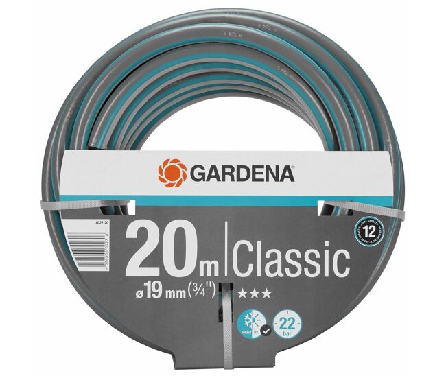 Manguera gardena classic 18022-20 pvc 20 m ø 19 mm