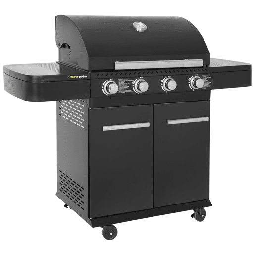 Cook'in Garden - Barbacoa de gas FYRA con termómetro - 4 quemadores