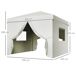 Carpa Plegable Acero, Tela Oxford 300x300 Carpa Plegable Acero, Tela Oxford 300x300 Blanco