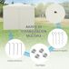 Carpa Plegable Acero, Tela Oxford 300x300 Carpa Plegable Acero, Tela Oxford 300x300 Blanco