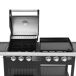 Barbacoa de gas VESUVIO Duo - 3 quemadores + plancha Barbacoa de gas VESUVIO Duo - 3 quemadores + plancha Negro