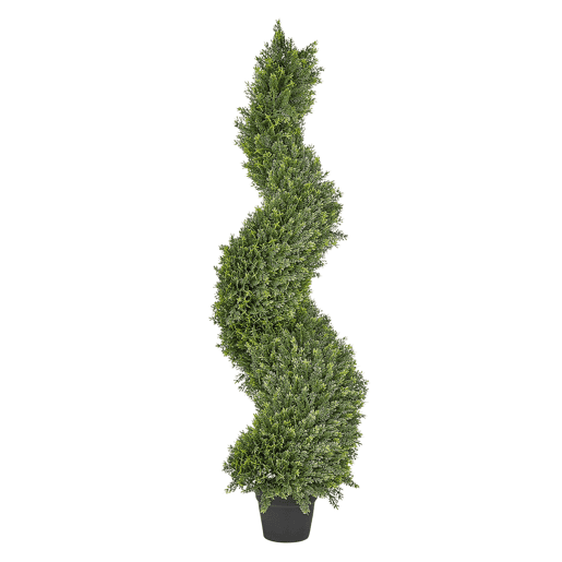 Planta artificial CYPRESS SPIRAL TREE 126 cm Verde