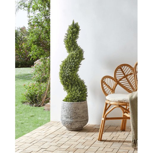 Planta artificial CYPRESS SPIRAL TREE 126 cm Verde