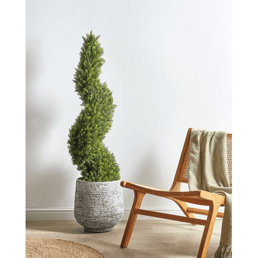 Planta artificial CYPRESS SPIRAL TREE 126 cm Verde