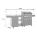 Cocina exterior modular FYRA - 4 quemadores Cocina exterior modular FYRA - 4 quemadores Negro