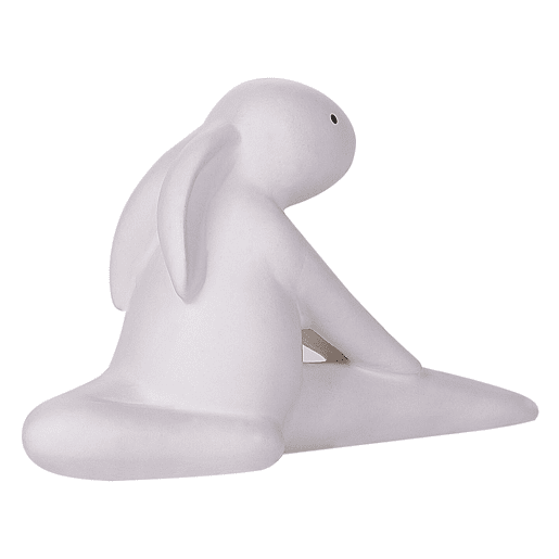 Conjunto de 3 figuras Lebre BREST Cerâmica Branco
