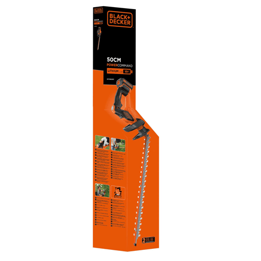 Corta-sebes Black & Decker Powercommand 2 GTC18502PC-QW 18 V 2 Ah 50 cm
