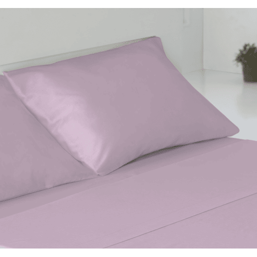 Conjunto de Lençóis de Três Peças 100% Algodão Rosa 120cm Donegal Collections