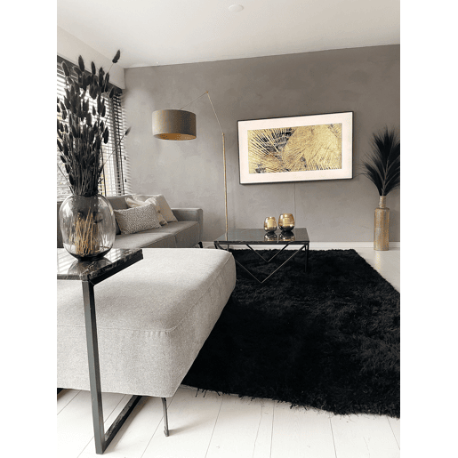 Tapete felpudo CIDE Preto 140 x 200 cm