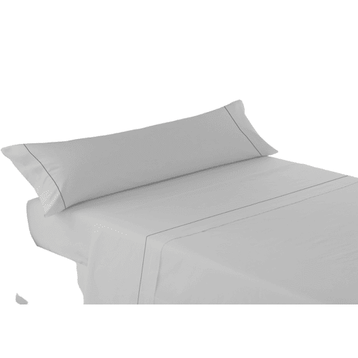 Conjunto de lençóis lisos de quatro peças Cinza 150cm cama Donegal Collections