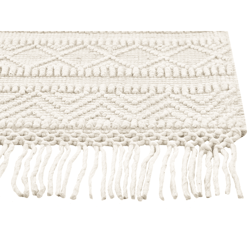Tapete PERTEK Creme 160 x 230 cm Lã