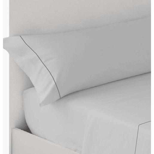 Conjunto de lençóis lisos de quatro peças Cinza 180cm cama Donegal Collections