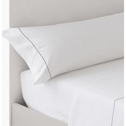 Conjunto de lençóis lisos de quatro peças Blanco 150cm cama Donegal Collections