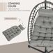 Silla Colgante Acero Silla Colgante Acero Gris