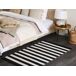 Beliani Alfombra de exterior TAVAS 80x150 Beliani Alfombra de exterior TAVAS 80x150 Negro