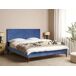 Beliani Cama Terciopelo BAYONNE 191x212 Beliani Cama Terciopelo BAYONNE 191x212 Azul