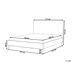 Beliani Cama Terciopelo BAYONNE 191x212 Beliani Cama Terciopelo BAYONNE 191x212 Azul