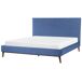 Beliani Cama Terciopelo BAYONNE 191x212 Beliani Cama Terciopelo BAYONNE 191x212 Azul