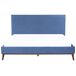 Beliani Cama Terciopelo BAYONNE 191x212 Beliani Cama Terciopelo BAYONNE 191x212 Azul