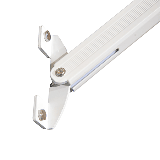 Outsunny Toldo Manual de Alumínio Retrátil Toldo de Fachada para Exterior com Ângulo Ajustável Impermeável e Tecido de Poliéster 180x70 cm Bege