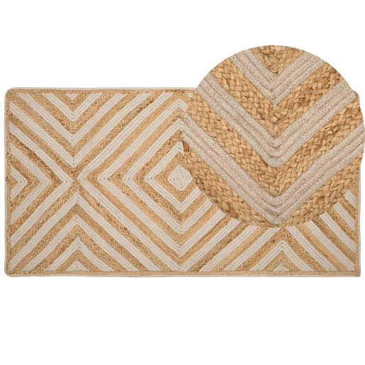 Tapete PIRLI Creme 80 x 150 cm Juta